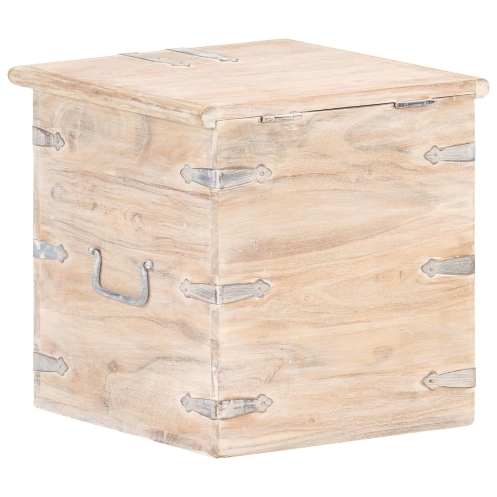 Opbergkist 40x40x40 cm massief acaciahout is nu te koop bij PeponiXL, paradijselijk wonen!