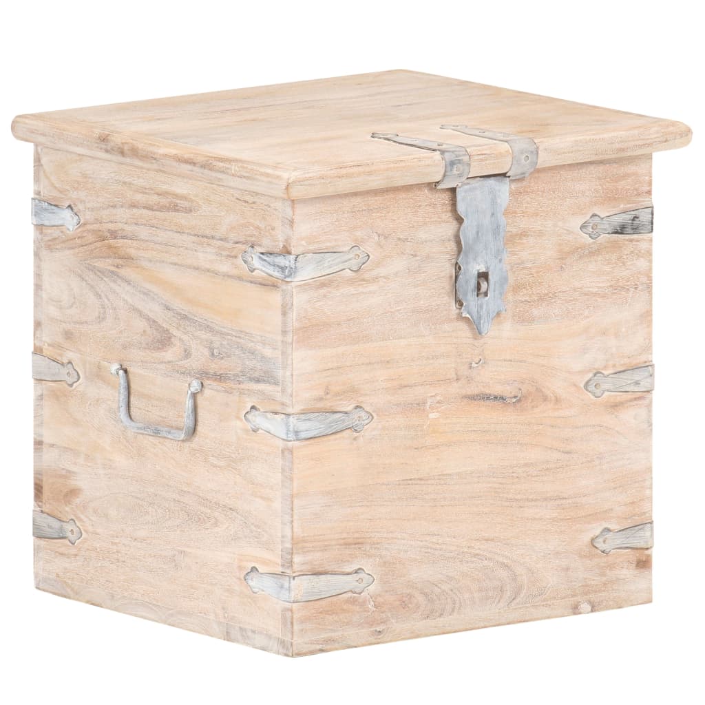 Opbergkist 40x40x40 cm massief acaciahout is nu te koop bij PeponiXL, paradijselijk wonen!