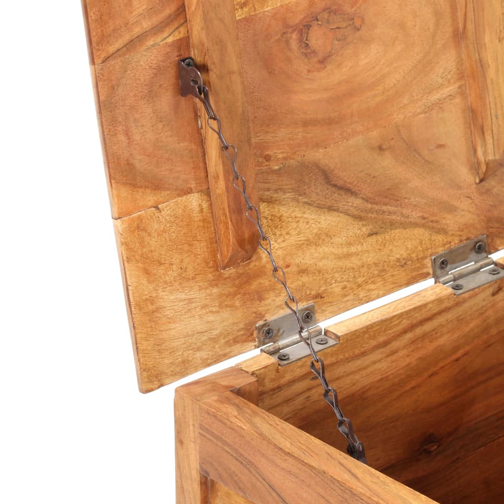 Kist 40x40x40 cm massief acaciahout is nu te koop bij PeponiXL, paradijselijk wonen!