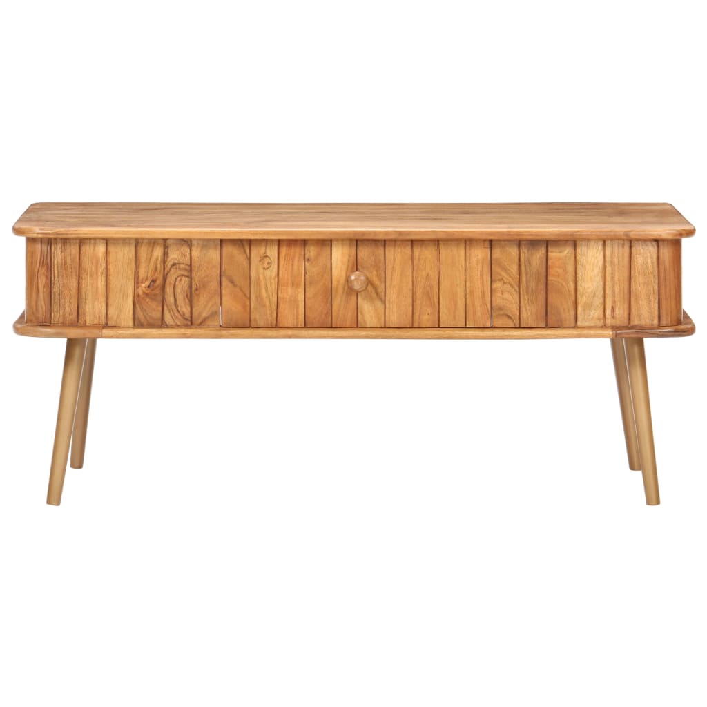 Salontafel 100x50x40 cm massief acaciahout is nu te koop bij PeponiXL, paradijselijk wonen!