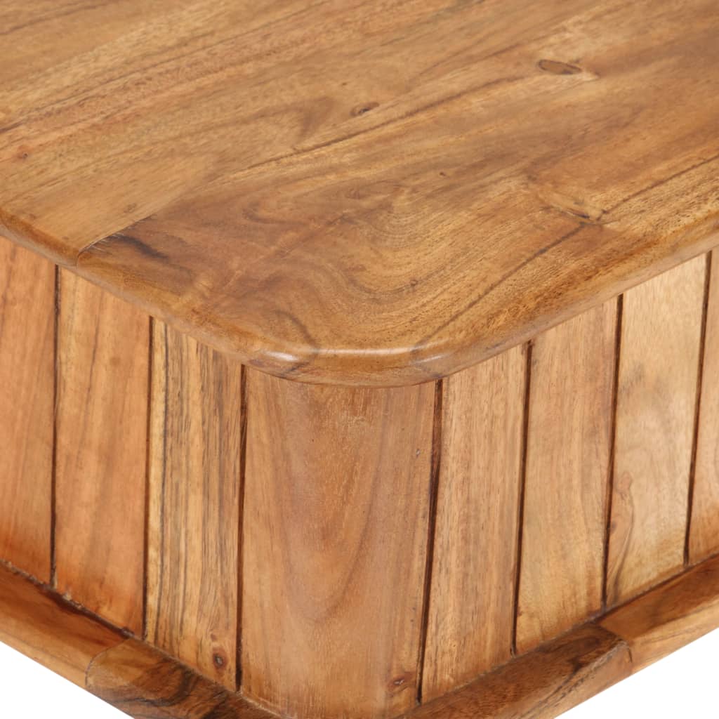 Salontafel 100x50x40 cm massief acaciahout is nu te koop bij PeponiXL, paradijselijk wonen!