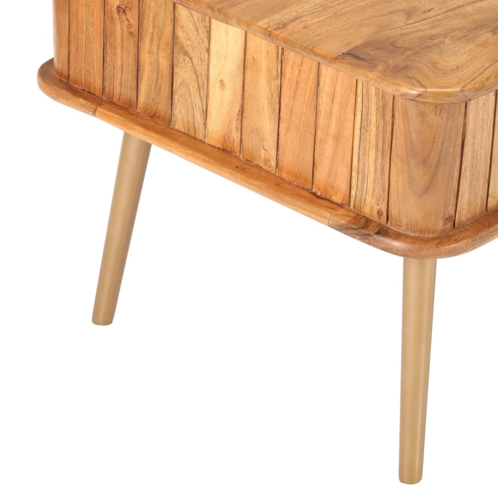 Salontafel 100x50x40 cm massief acaciahout is nu te koop bij PeponiXL, paradijselijk wonen!