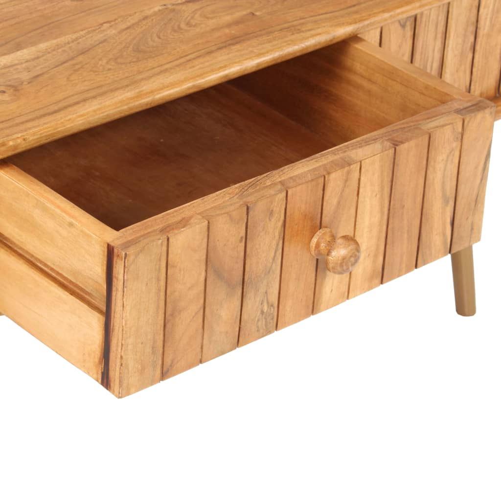 Salontafel 100x50x40 cm massief acaciahout is nu te koop bij PeponiXL, paradijselijk wonen!