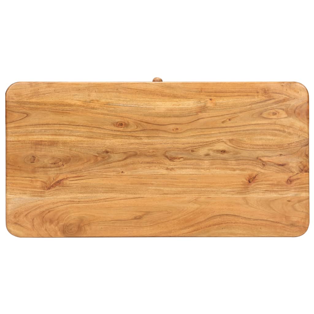 Salontafel 100x50x40 cm massief acaciahout is nu te koop bij PeponiXL, paradijselijk wonen!
