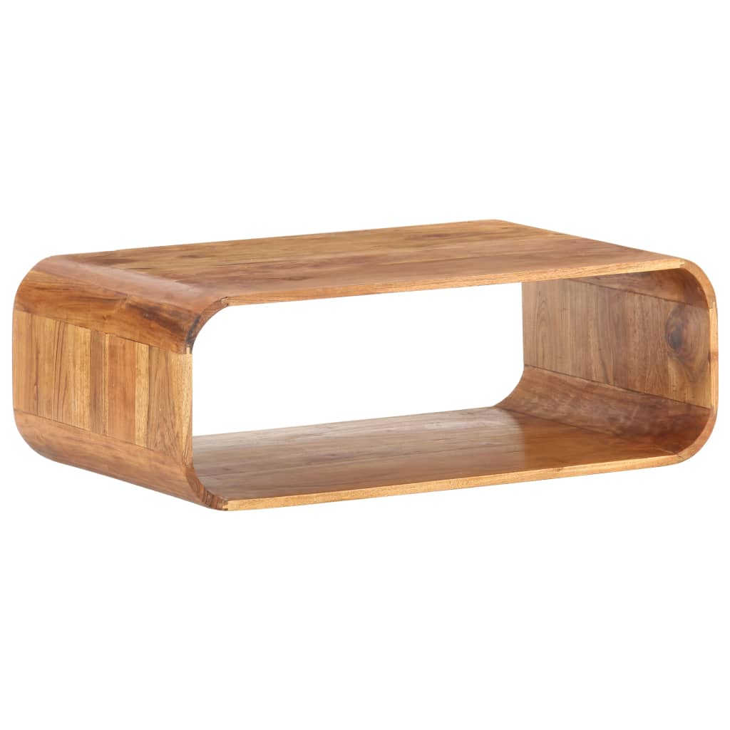 Salontafel 90x50x30 cm massief acaciahout is nu te koop bij PeponiXL, paradijselijk wonen!