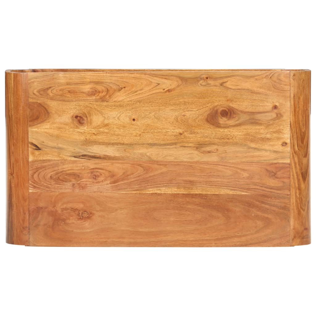 Salontafel 90x50x30 cm massief acaciahout is nu te koop bij PeponiXL, paradijselijk wonen!