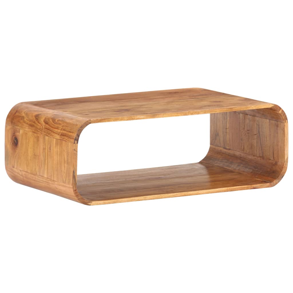 Salontafel 90x50x30 cm massief acaciahout is nu te koop bij PeponiXL, paradijselijk wonen!