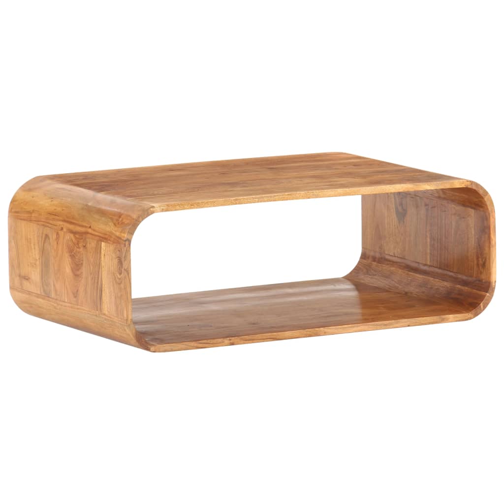 Salontafel 90x50x30 cm massief acaciahout is nu te koop bij PeponiXL, paradijselijk wonen!