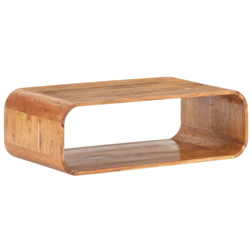Salontafel 90x50x30 cm massief acaciahout is nu te koop bij PeponiXL, paradijselijk wonen!