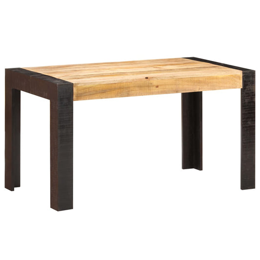Eettafel 140x70x76 cm massief ruw mangohout is nu te koop bij PeponiXL, paradijselijk wonen!
