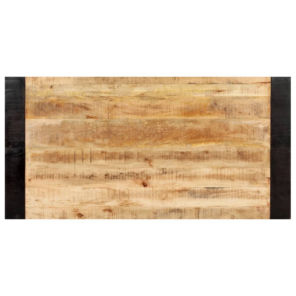 Eettafel 140x70x76 cm massief ruw mangohout is nu te koop bij PeponiXL, paradijselijk wonen!