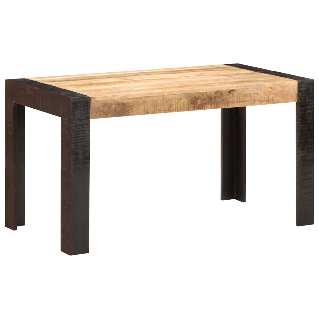 Eettafel 140x70x76 cm massief ruw mangohout is nu te koop bij PeponiXL, paradijselijk wonen!