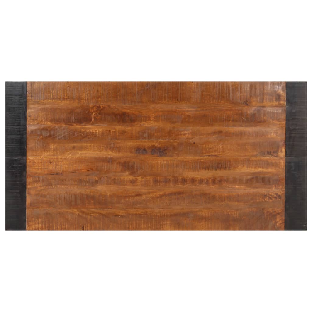 Eettafel 140x70x76 cm massief ruw mangohout is nu te koop bij PeponiXL, paradijselijk wonen!