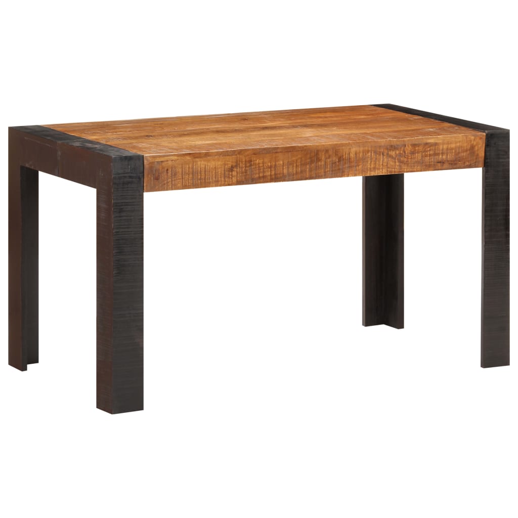 Eettafel 140x70x76 cm massief ruw mangohout is nu te koop bij PeponiXL, paradijselijk wonen!