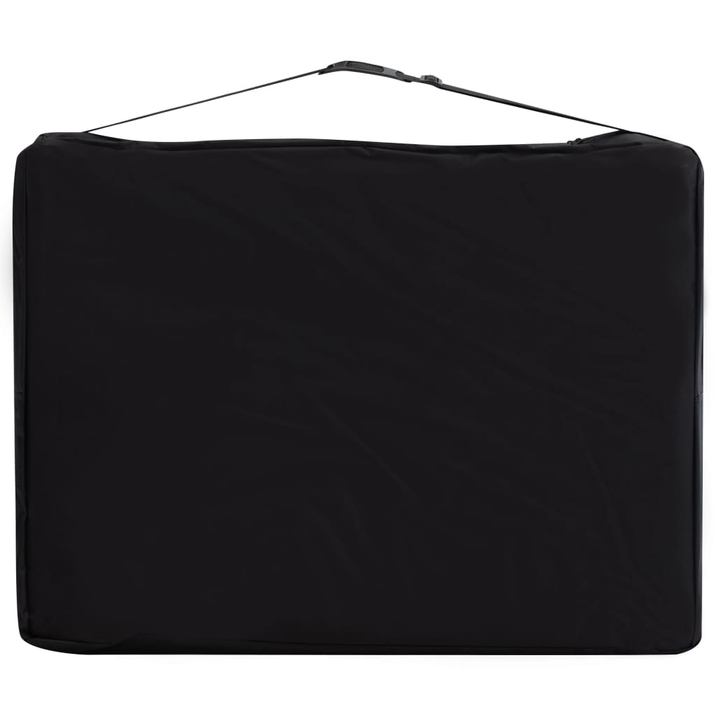 Massagetafel inklapbaar 2 zones aluminium wit en roze is nu te koop bij PeponiXL, paradijselijk wonen!