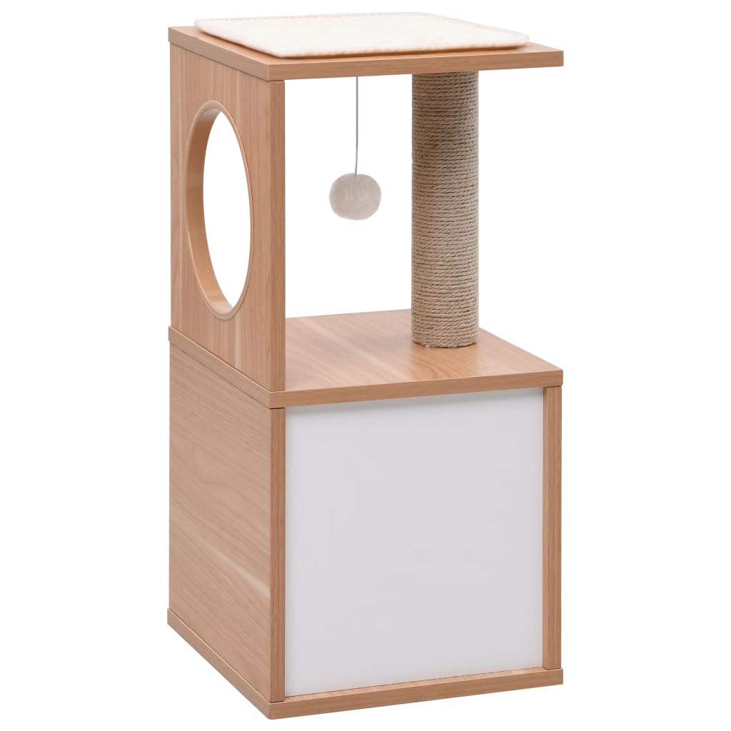 Kattenkrabpaal met sisal krabmat 60 cm is nu te koop bij PeponiXL, paradijselijk wonen!