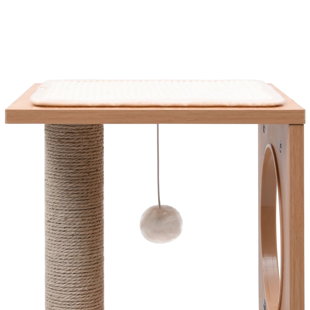 Kattenkrabpaal met sisal krabmat 60 cm is nu te koop bij PeponiXL, paradijselijk wonen!