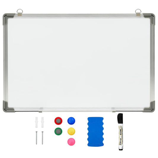 Whiteboard magnetisch 50x35 cm staal wit is nu te koop bij PeponiXL, paradijselijk wonen!