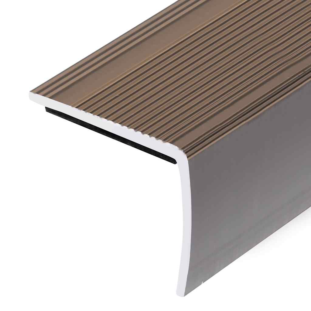 Trapneuzen L-vormig 15 st 100 cm aluminium bruin is nu te koop bij PeponiXL, paradijselijk wonen!