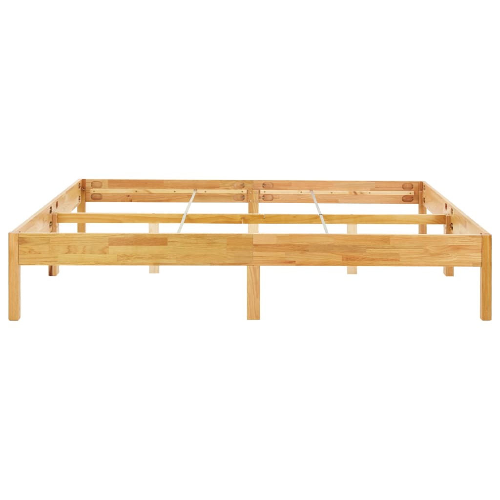 Bedframe massief eikenhout 180x200 cm is nu te koop bij PeponiXL, paradijselijk wonen!