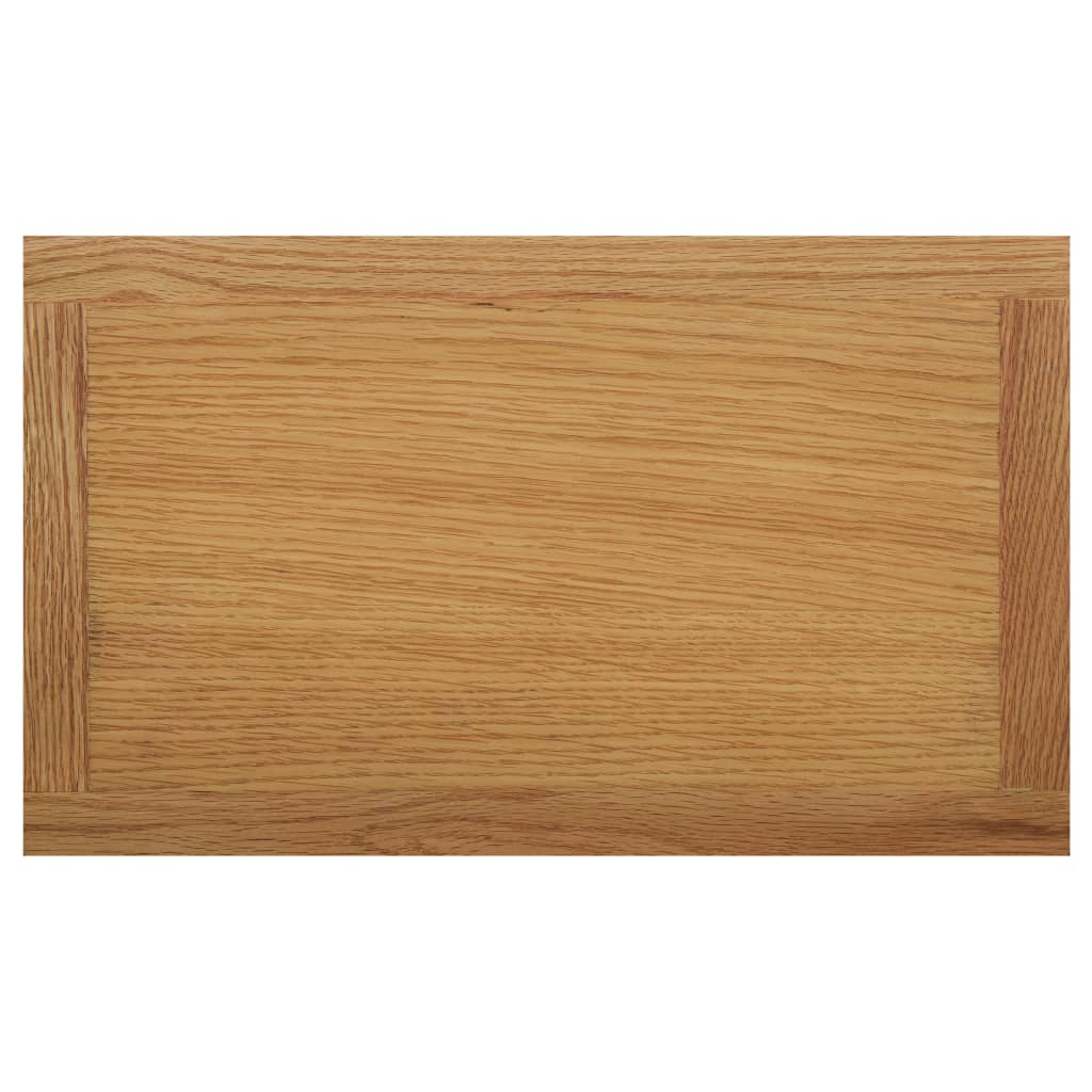 Bijzettafel 45x27x42 cm massief eikenhout is nu te koop bij PeponiXL, paradijselijk wonen!