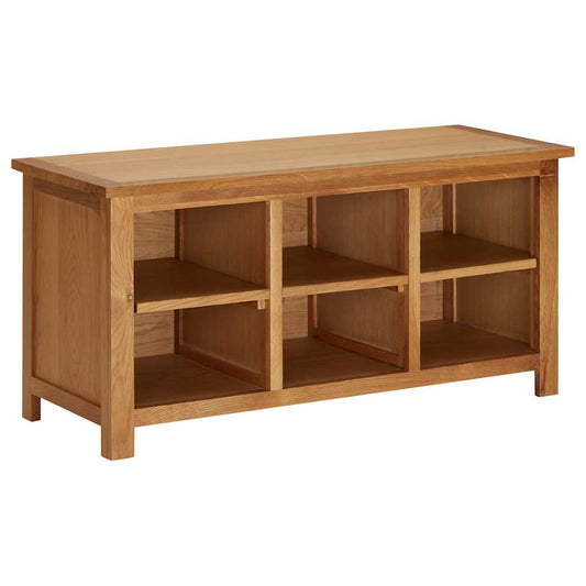 Schoenenrek 90x37x45 cm massief eikenhout is nu te koop bij PeponiXL, paradijselijk wonen!