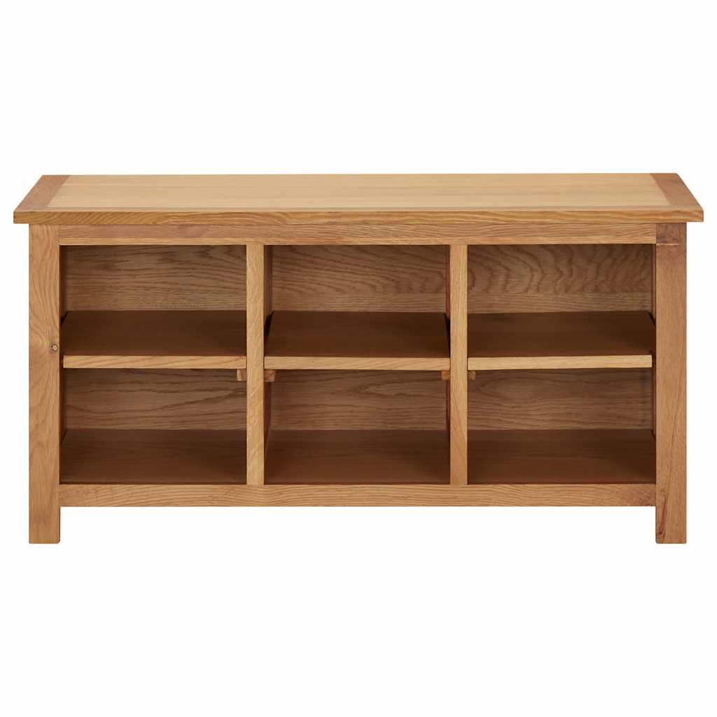 Schoenenrek 90x37x45 cm massief eikenhout is nu te koop bij PeponiXL, paradijselijk wonen!