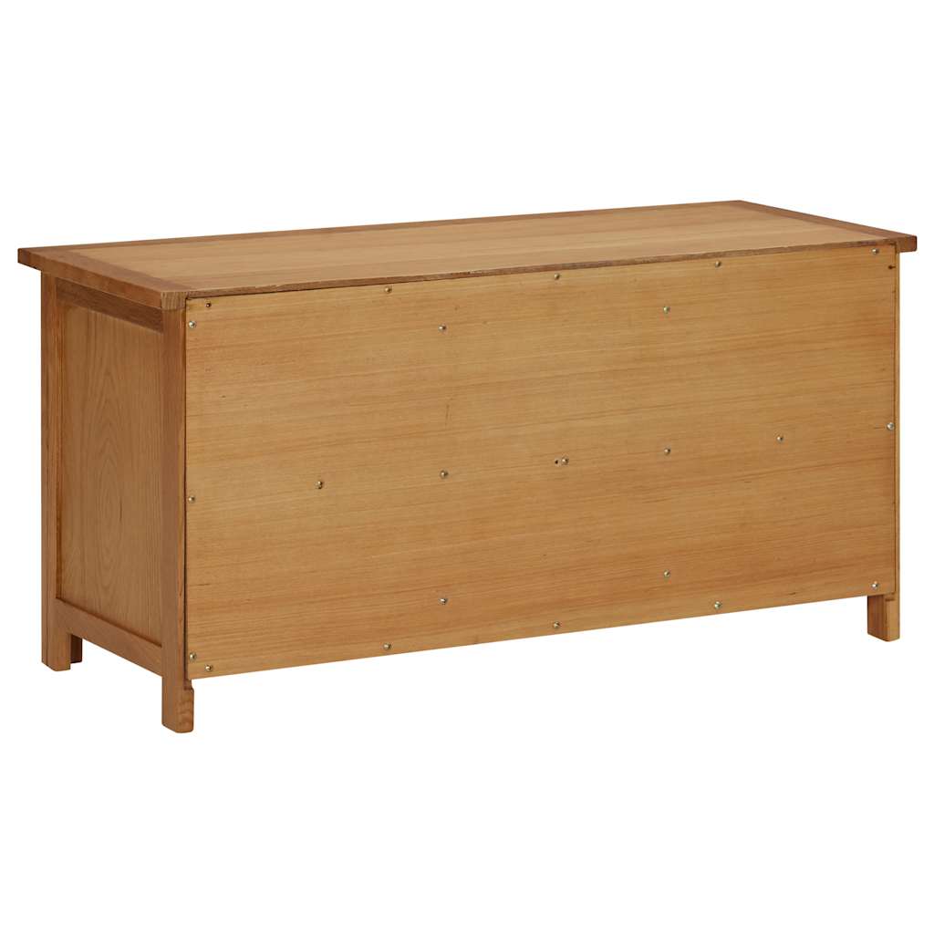 Schoenenrek 90x37x45 cm massief eikenhout is nu te koop bij PeponiXL, paradijselijk wonen!