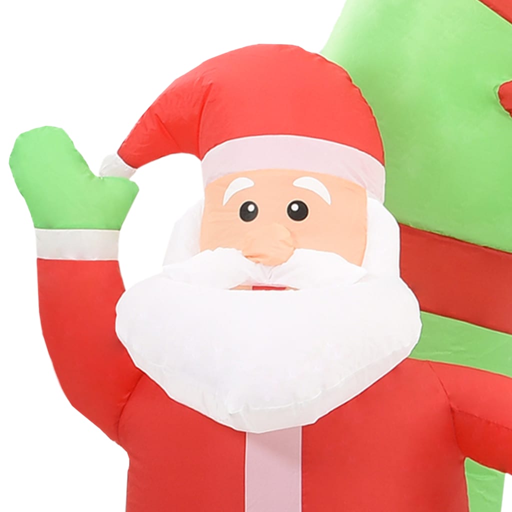 Kerstboog kerstman en sneeuwpop opblaasbaar LED 223 cm is nu te koop bij PeponiXL, paradijselijk wonen!