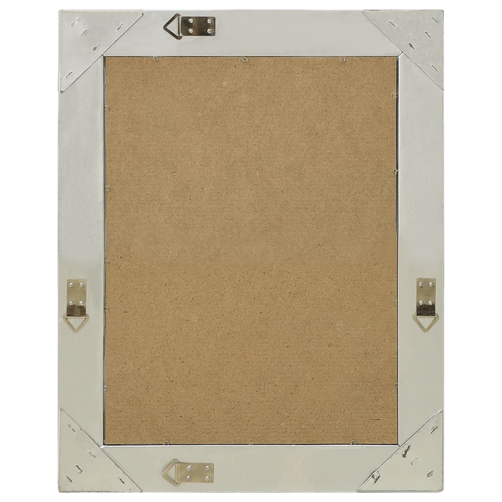 Wandspiegel barok stijl 50x60 cm zilverkleurig is nu te koop bij PeponiXL, paradijselijk wonen!