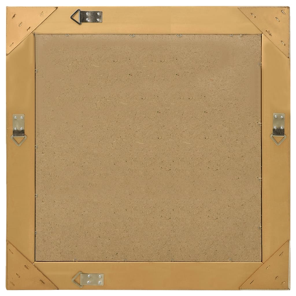 Wandspiegel barok stijl 60x60 cm goudkleurig is nu te koop bij PeponiXL, paradijselijk wonen!