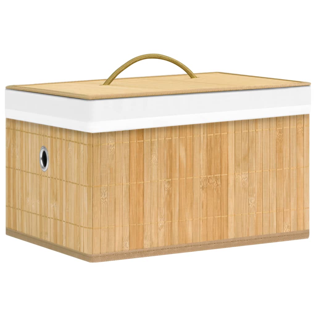 Opbergboxen 4 st bamboe is nu te koop bij PeponiXL, paradijselijk wonen!