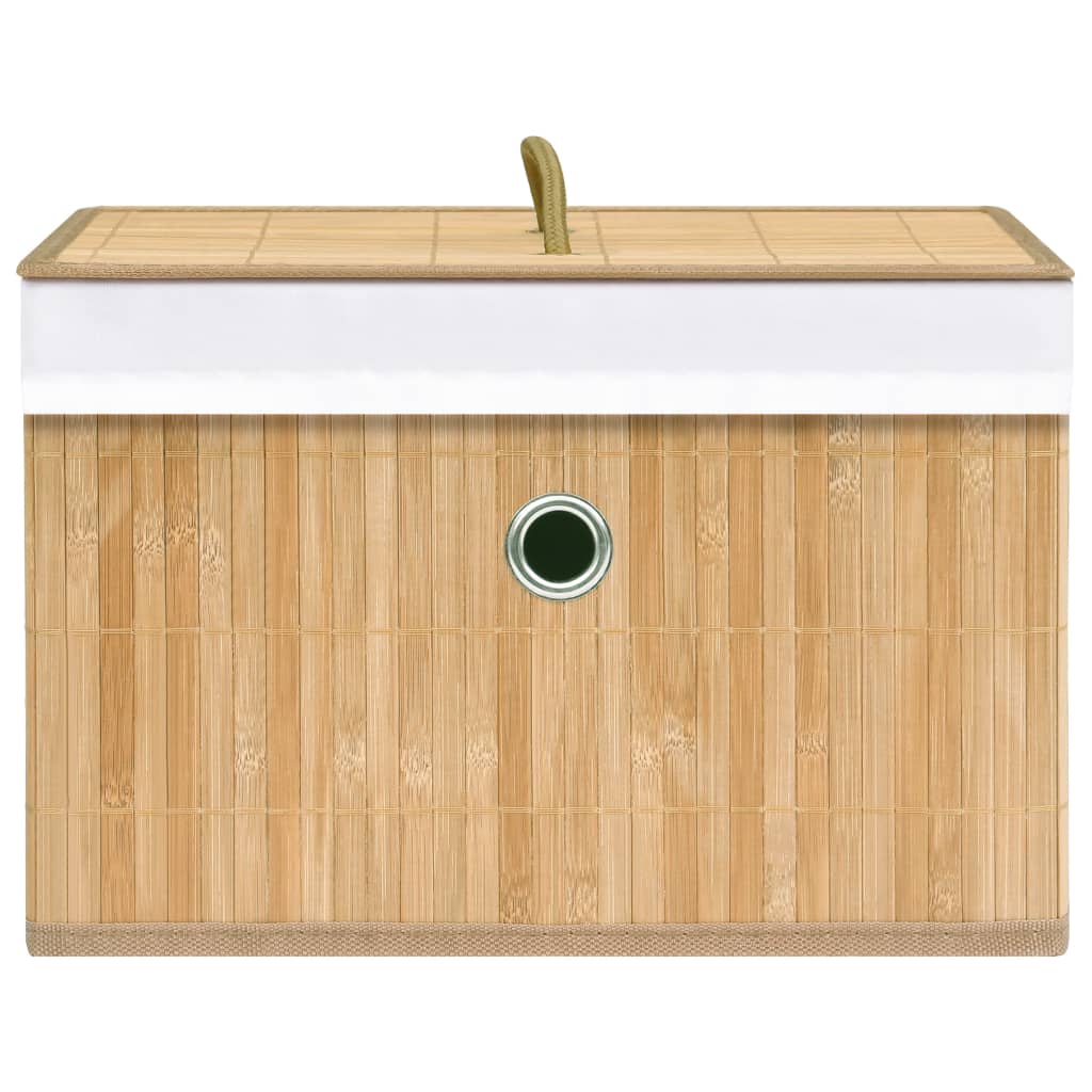 Opbergboxen 4 st bamboe is nu te koop bij PeponiXL, paradijselijk wonen!