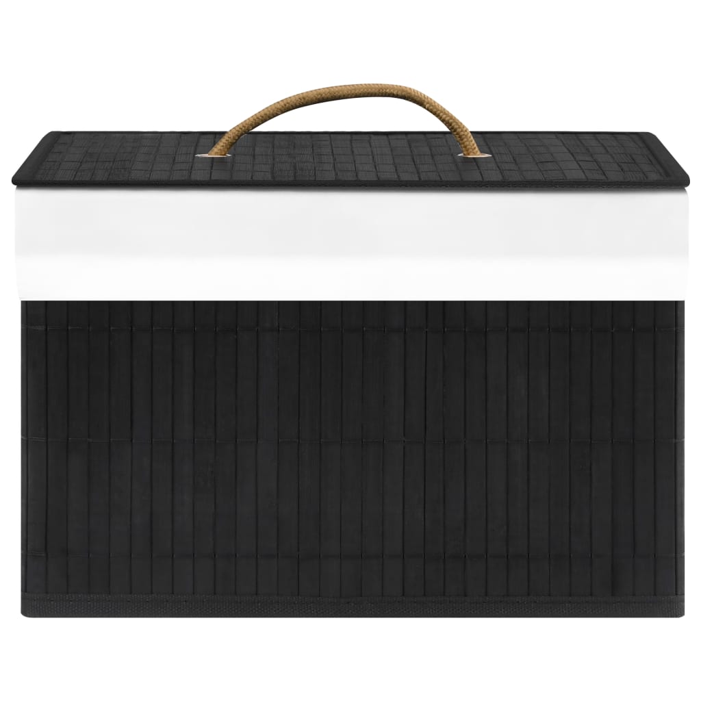 Opbergboxen 4 st bamboe zwart is nu te koop bij PeponiXL, paradijselijk wonen!