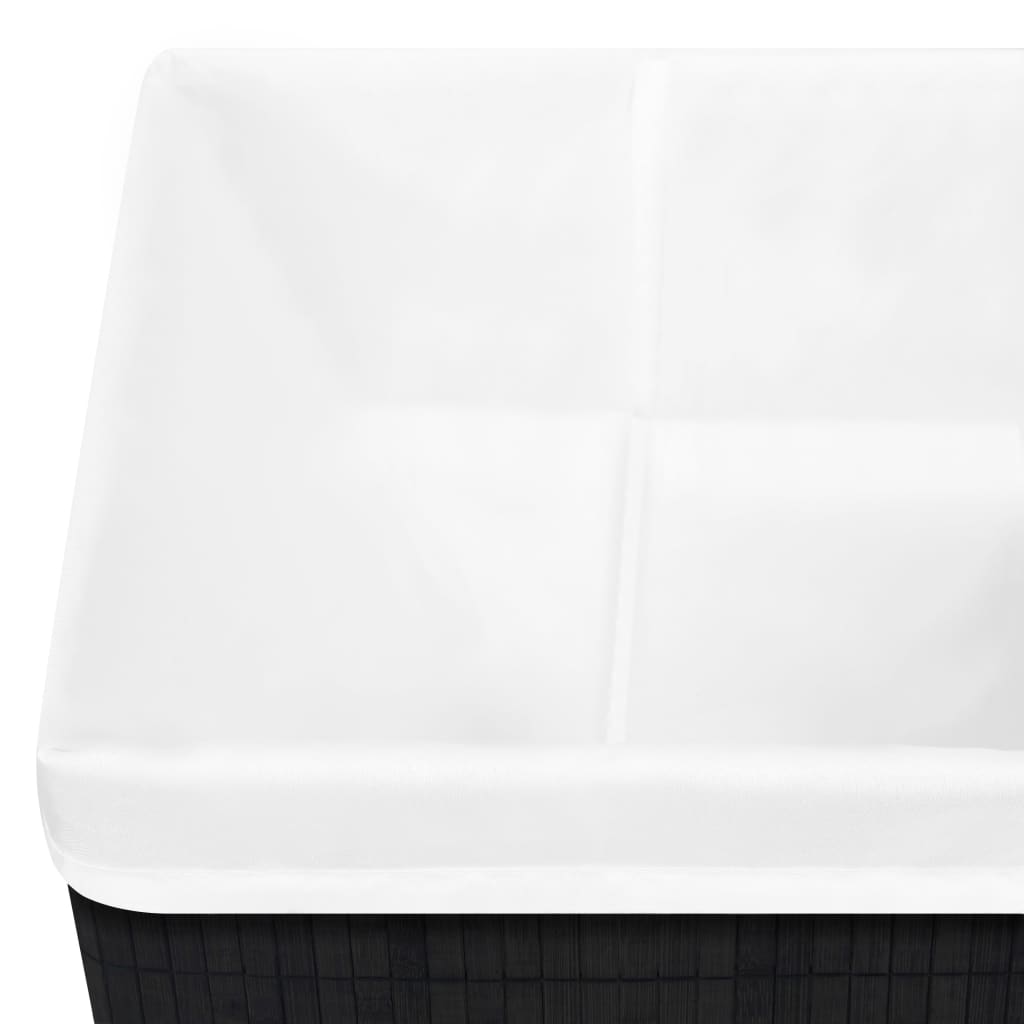Opbergboxen 4 st bamboe zwart is nu te koop bij PeponiXL, paradijselijk wonen!