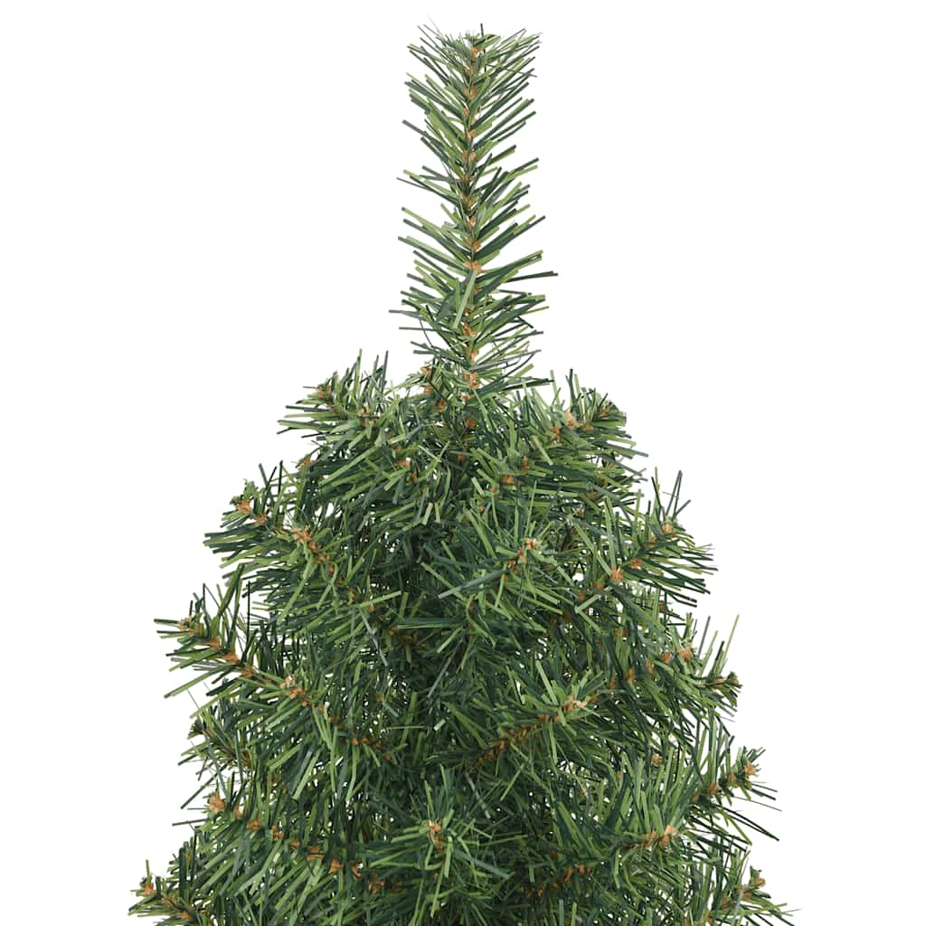 Kunstkerstboom met standaard smal 150 cm PVC groen is nu te koop bij PeponiXL, paradijselijk wonen!