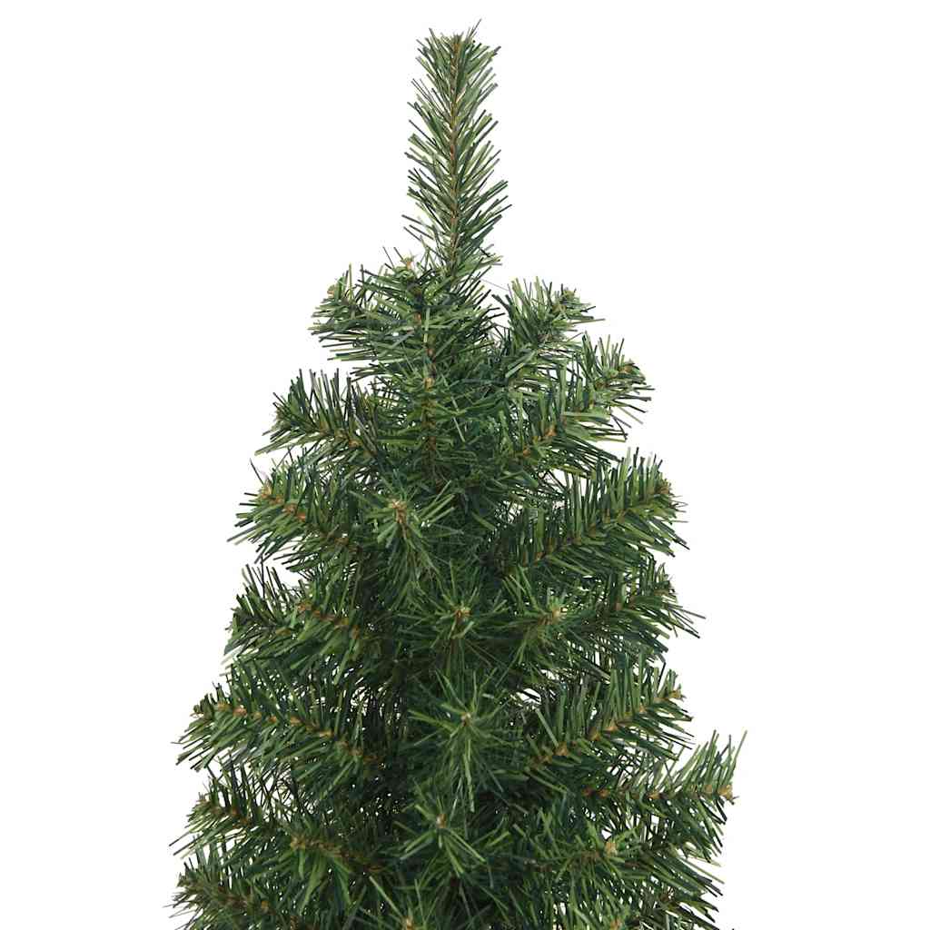 Kunstkerstboom met standaard smal 180 cm PVC groen is nu te koop bij PeponiXL, paradijselijk wonen!