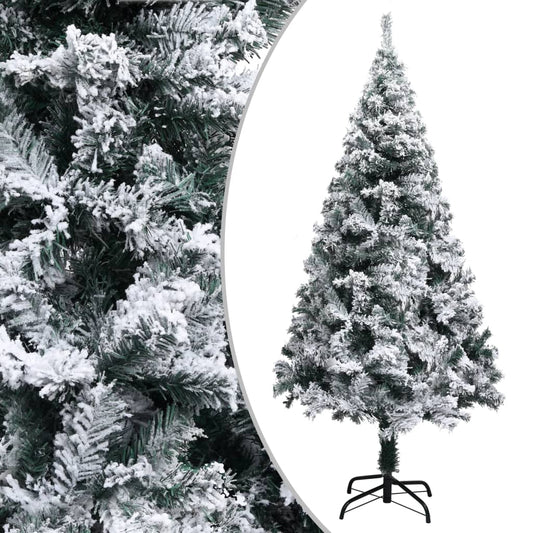Kunstkerstboom met sneeuw 150 cm groen is nu te koop bij PeponiXL, paradijselijk wonen!