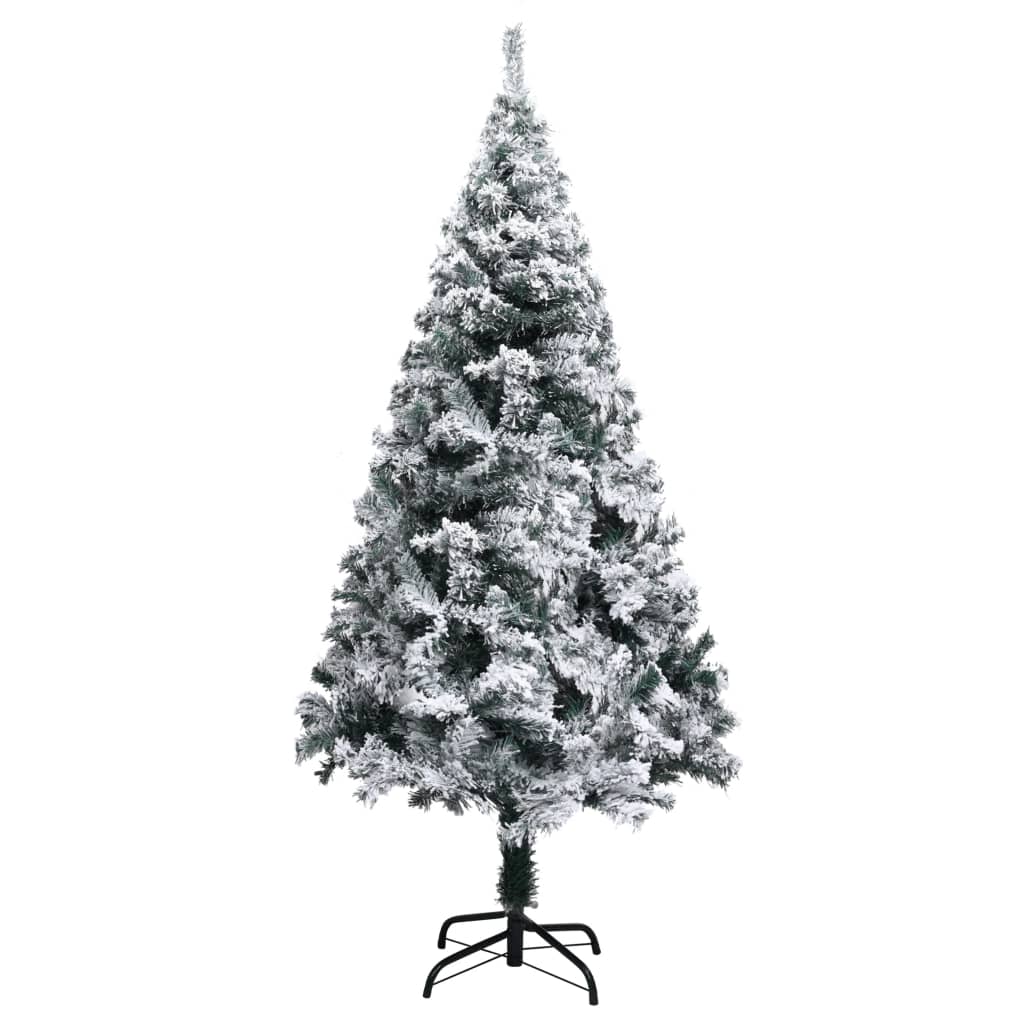 Kunstkerstboom met sneeuw 150 cm groen is nu te koop bij PeponiXL, paradijselijk wonen!