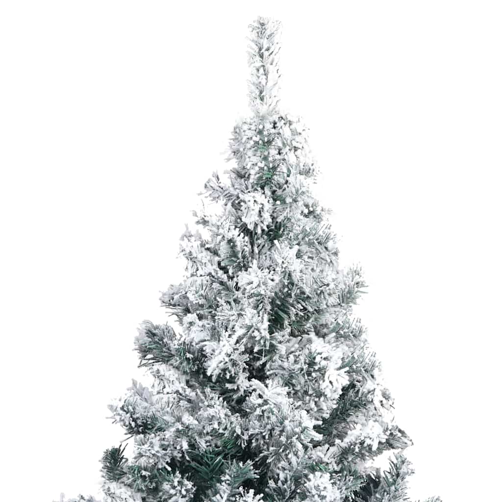 Kunstkerstboom met sneeuw 180 cm groen
