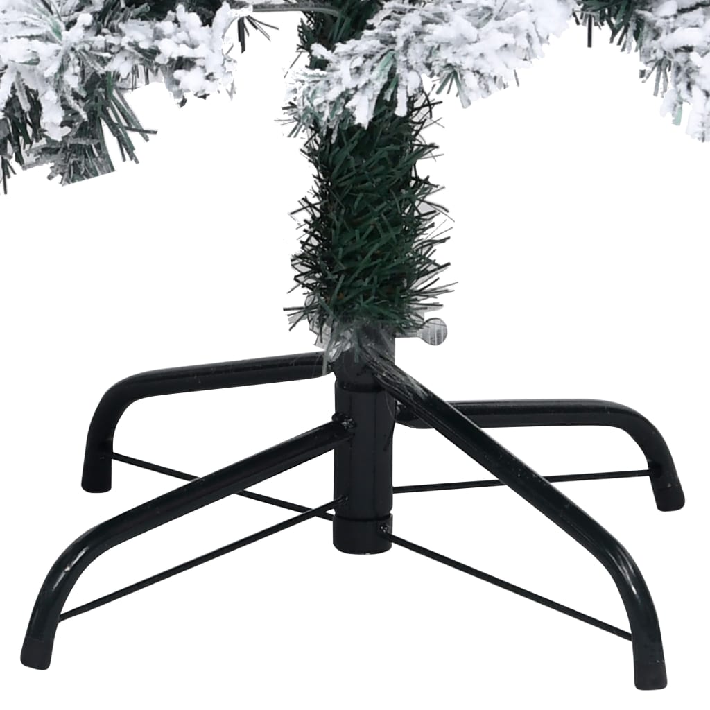 Kunstkerstboom met sneeuw 210 cm groen is nu te koop bij PeponiXL, paradijselijk wonen!