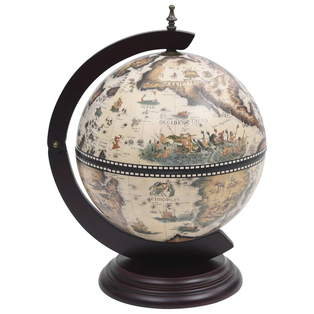 Globebar tafelmodel eucalyptushout wit is nu te koop bij PeponiXL, paradijselijk wonen!