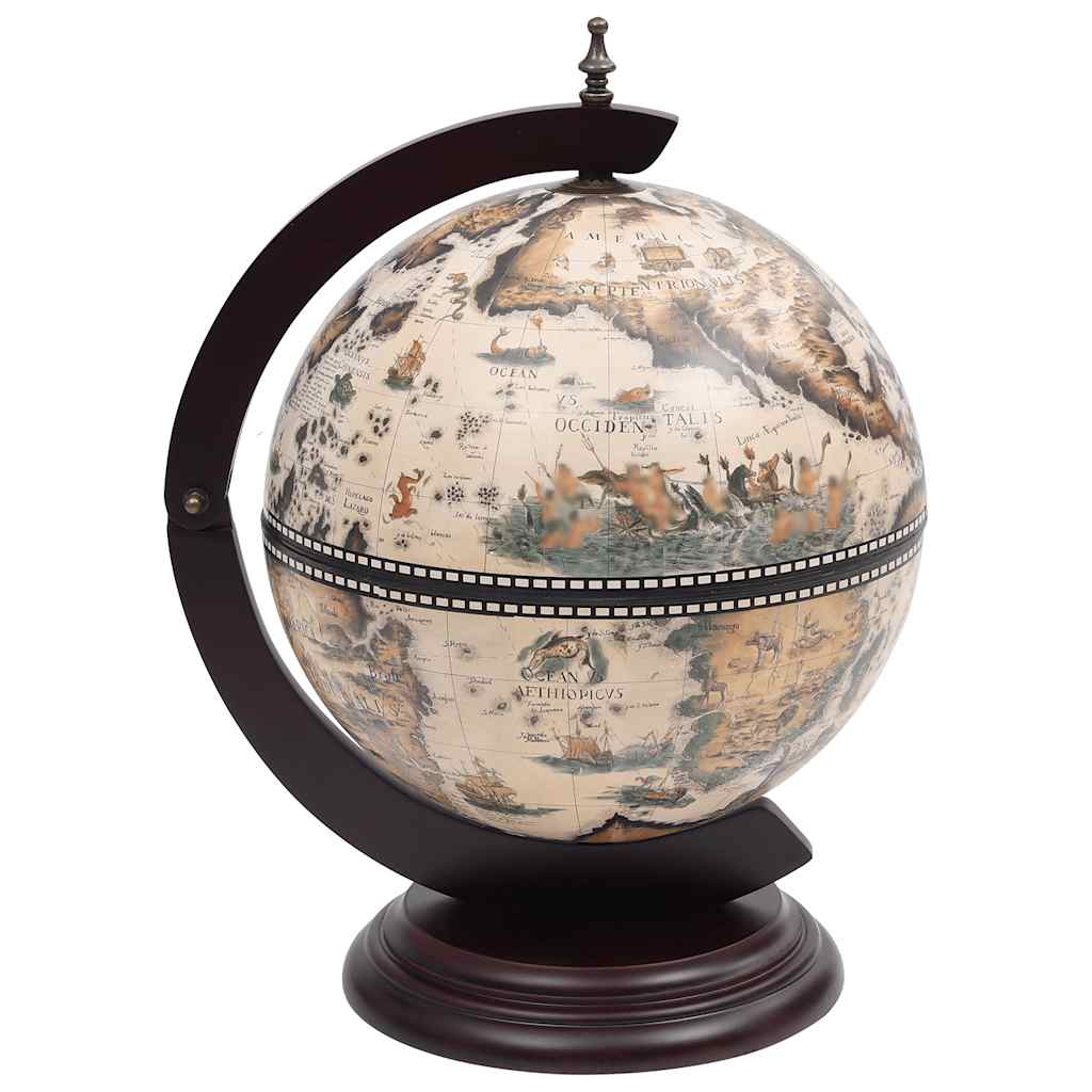 Globebar tafelmodel eucalyptushout wit is nu te koop bij PeponiXL, paradijselijk wonen!