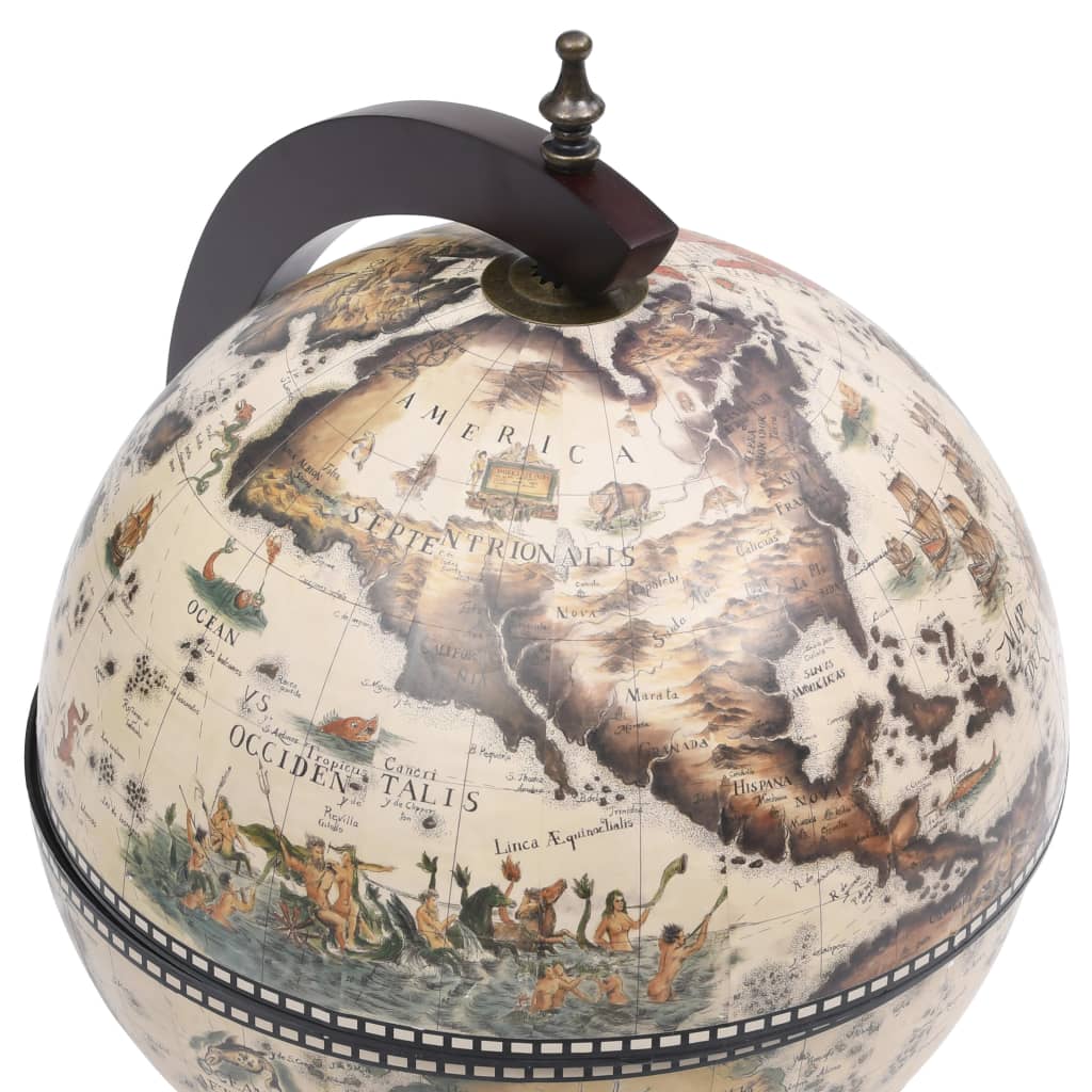 Globebar tafelmodel eucalyptushout wit is nu te koop bij PeponiXL, paradijselijk wonen!