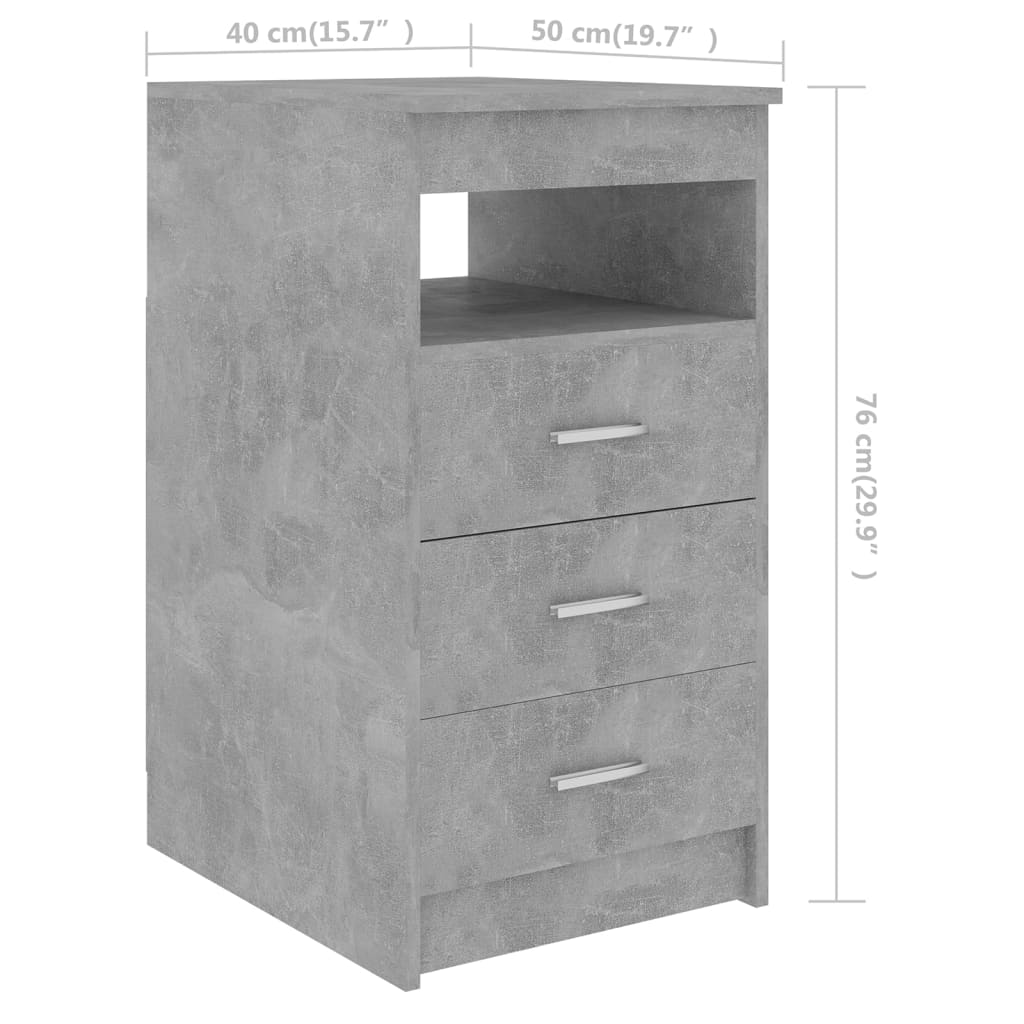 Bureau 140x50x76 cm bewerkt hout betongrijs is nu te koop bij PeponiXL, paradijselijk wonen!