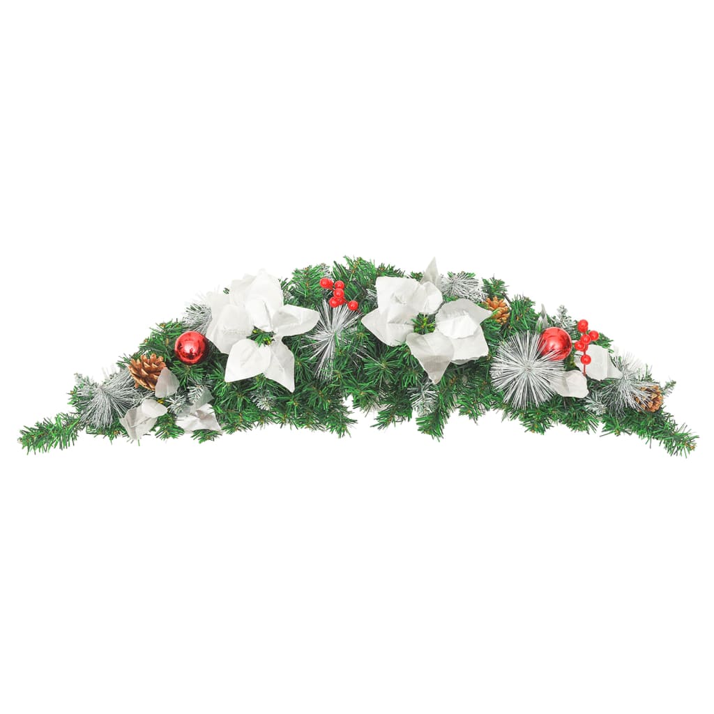 Kerstboog met LED-lampjes 90 cm PVC groen is nu te koop bij PeponiXL, paradijselijk wonen!
