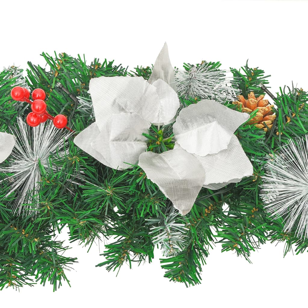 Kerstboog met LED-lampjes 90 cm PVC groen is nu te koop bij PeponiXL, paradijselijk wonen!