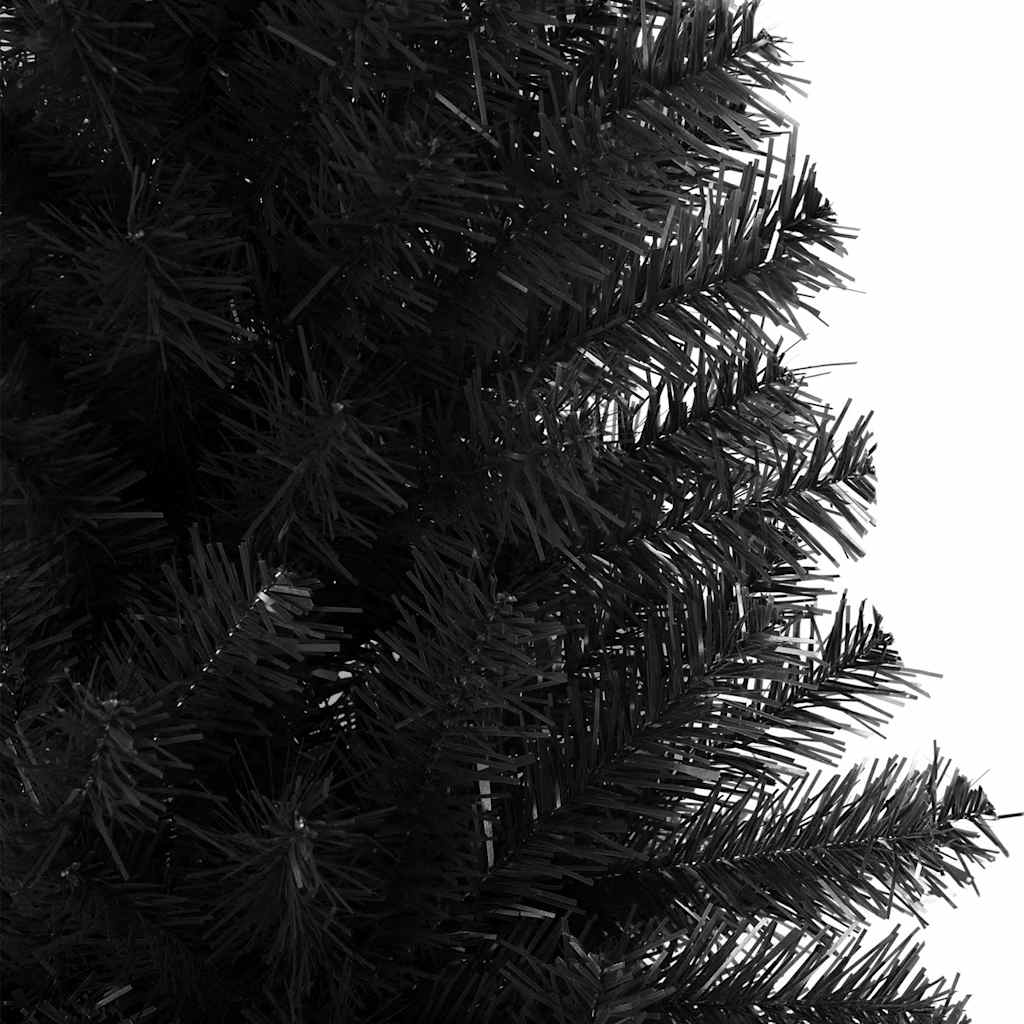 Kunstkerstboom met standaard 180 cm PVC zwart is nu te koop bij PeponiXL, paradijselijk wonen!
