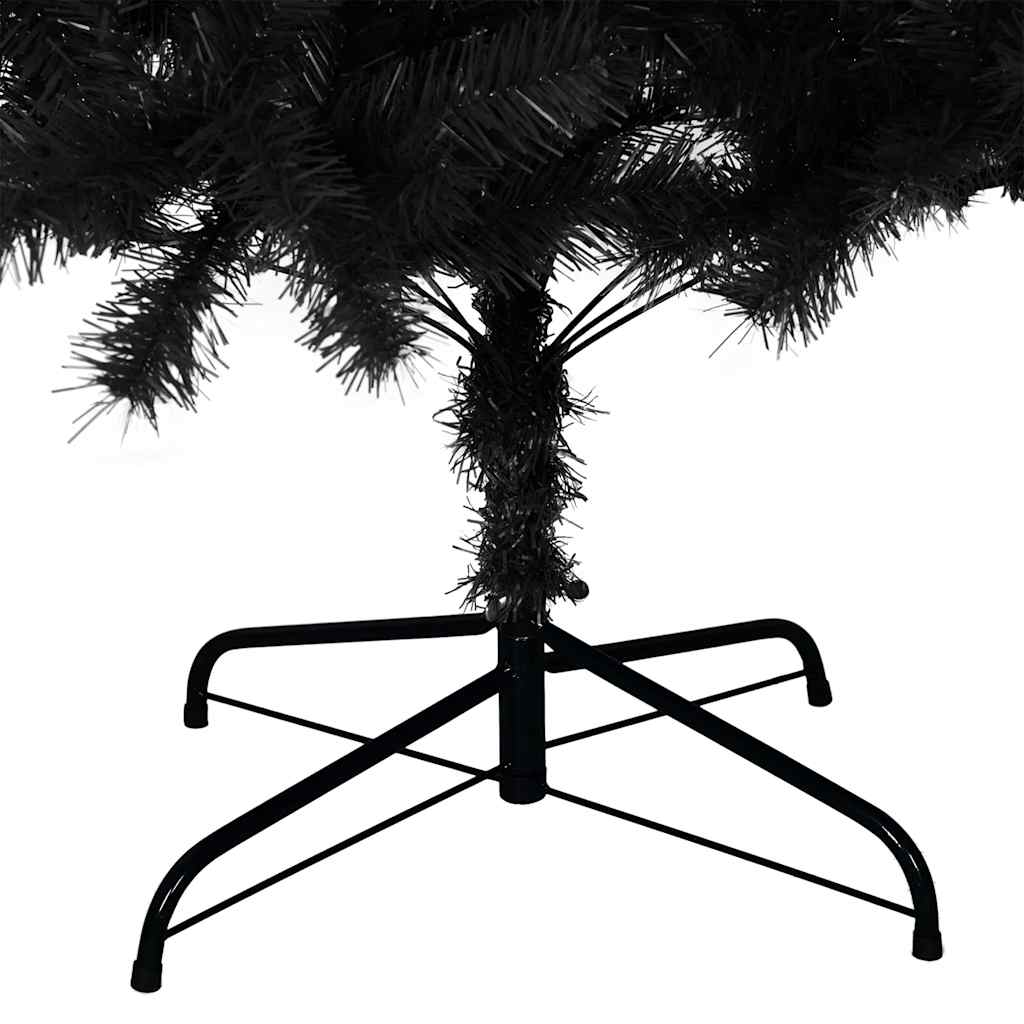 Kunstkerstboom met standaard 180 cm PVC zwart is nu te koop bij PeponiXL, paradijselijk wonen!