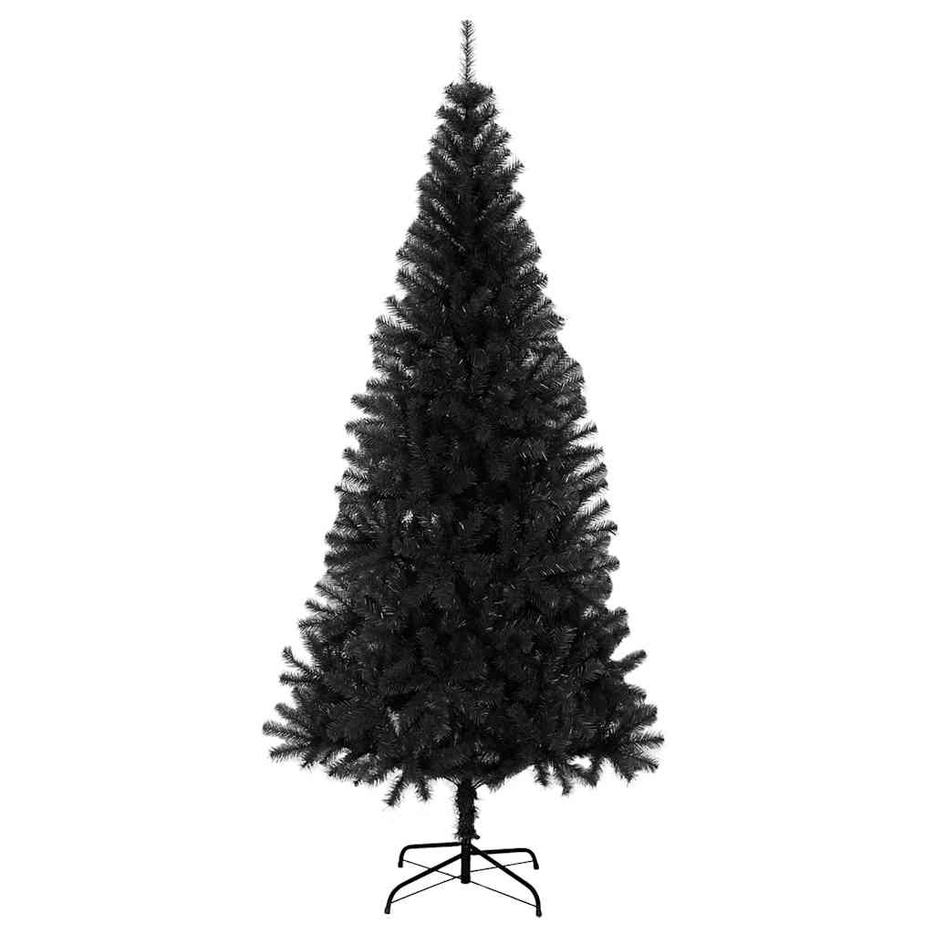 Kunstkerstboom met standaard 210 cm PVC zwart is nu te koop bij PeponiXL, paradijselijk wonen!